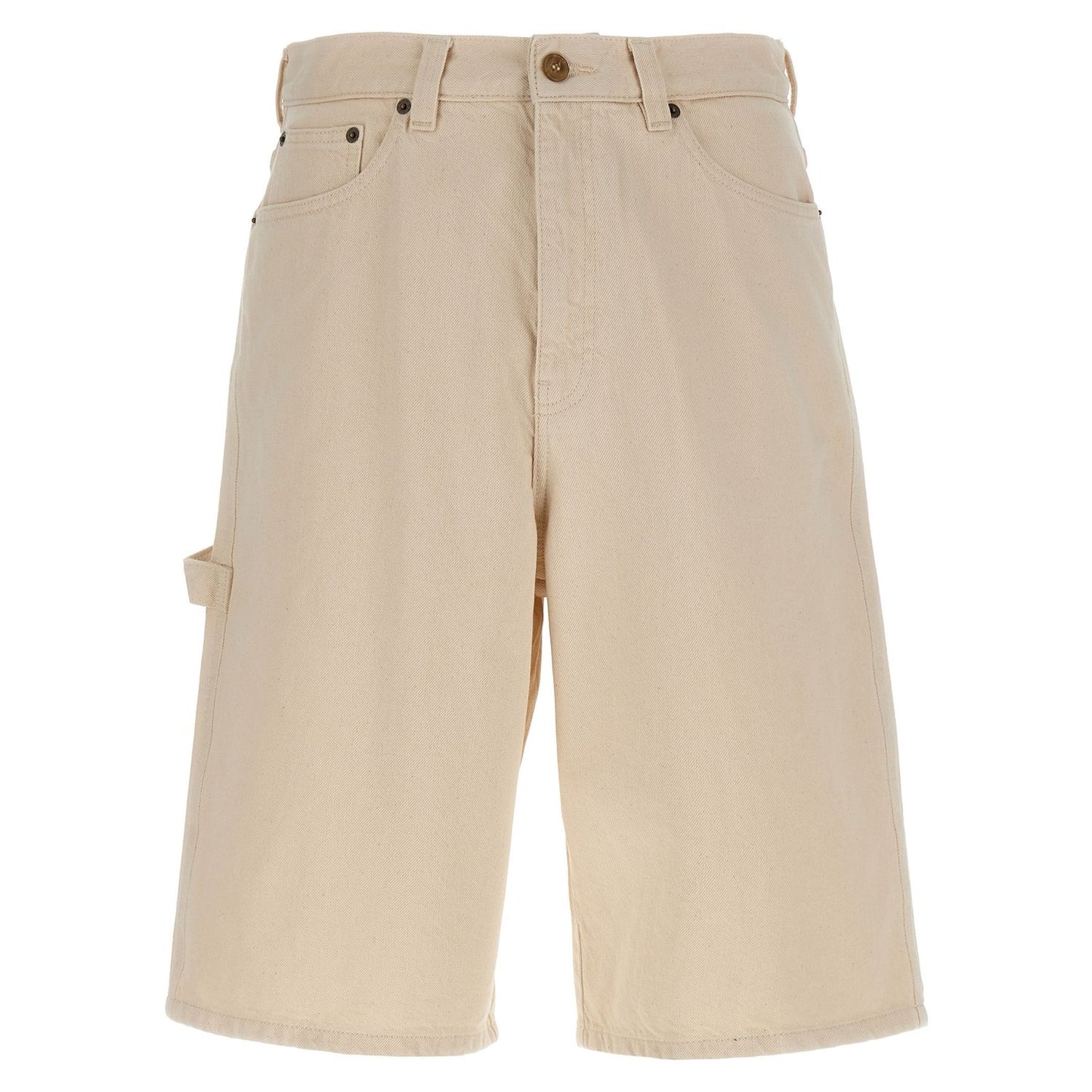 A.P.C. Beige Cotton Bermuda Shorts