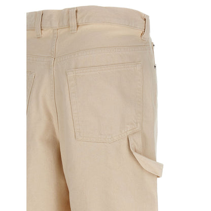 A.P.C. Beige Cotton Bermuda Shorts