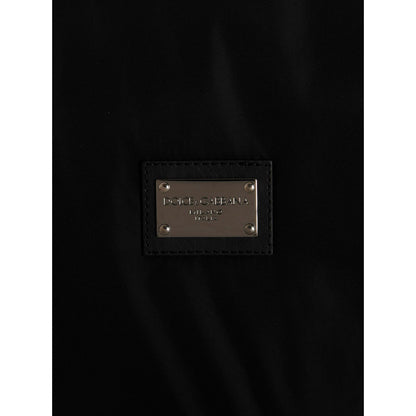 Dolce & Gabbana Black Polyamide Bomber