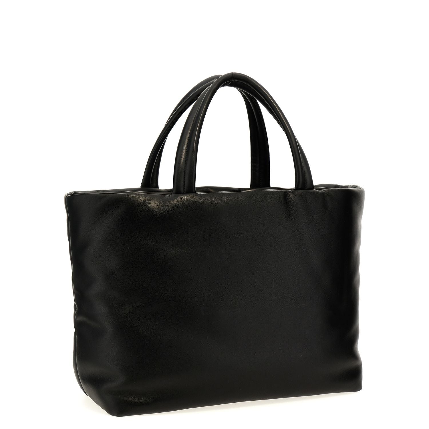 Saint Laurent Black Lamb Leather Tote Bag