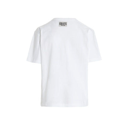Khaite White Cotton T-Shirt