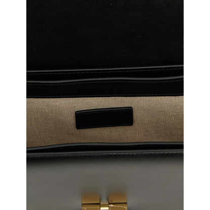 A.P.C. Black Cowhide Crossbody Bag