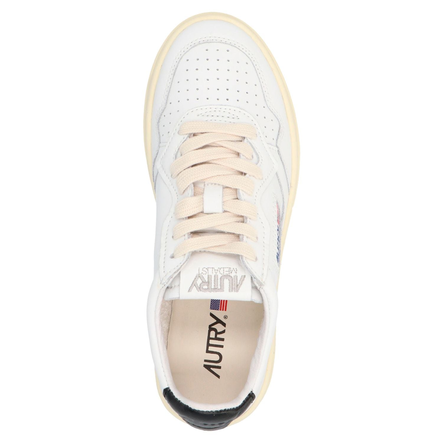 Autry Bicolor Cowhide Low Top Sneakers