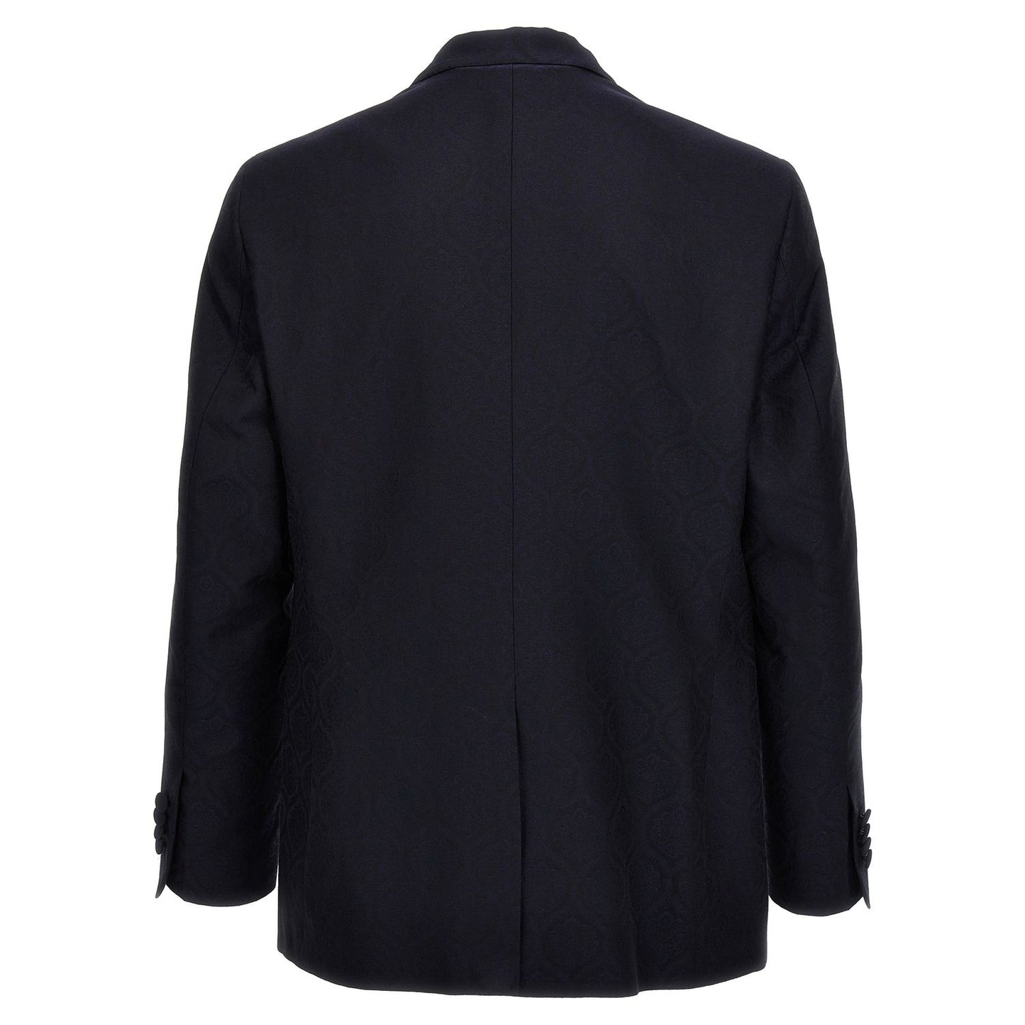 Etro Blue Cotton Blazer
