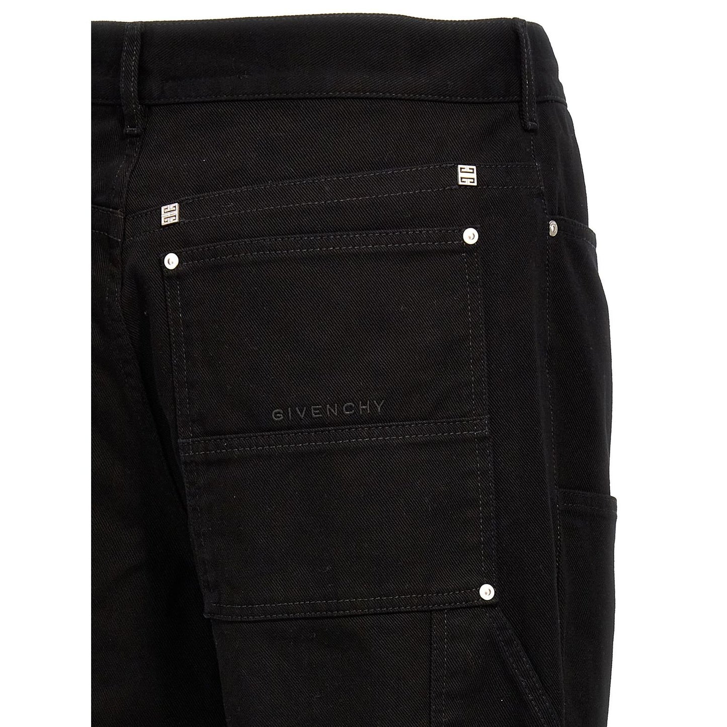 Givenchy Black Cotton Jeans Denim