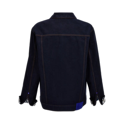 Burberry Blue Cotton Denim Jacket