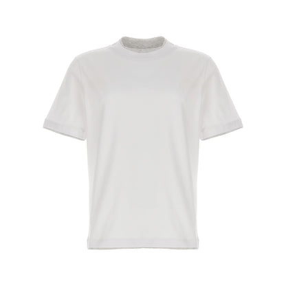 Brunello Cucinelli White Cotton T-Shirt