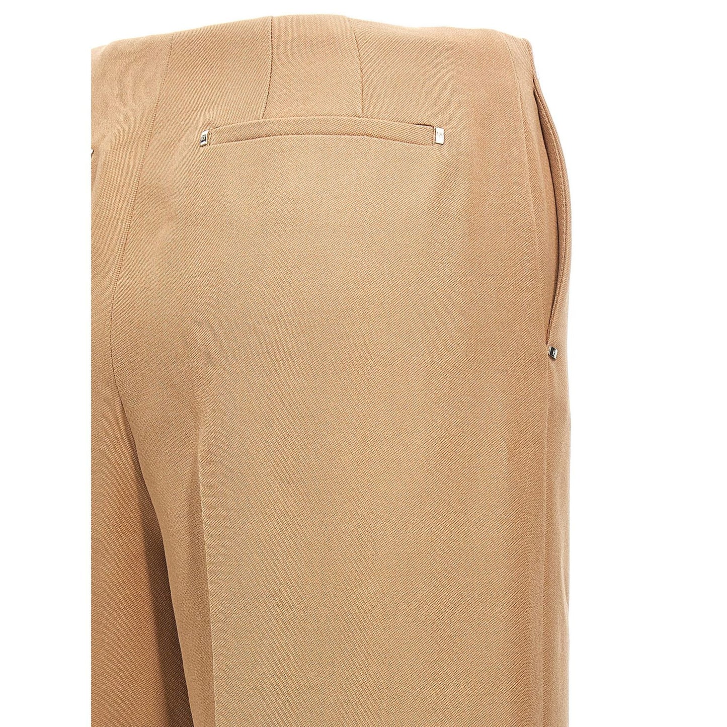 Fendi Beige Wool Dress Pants