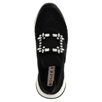 Roger Vivier Black Polyester Athletic Sneakers