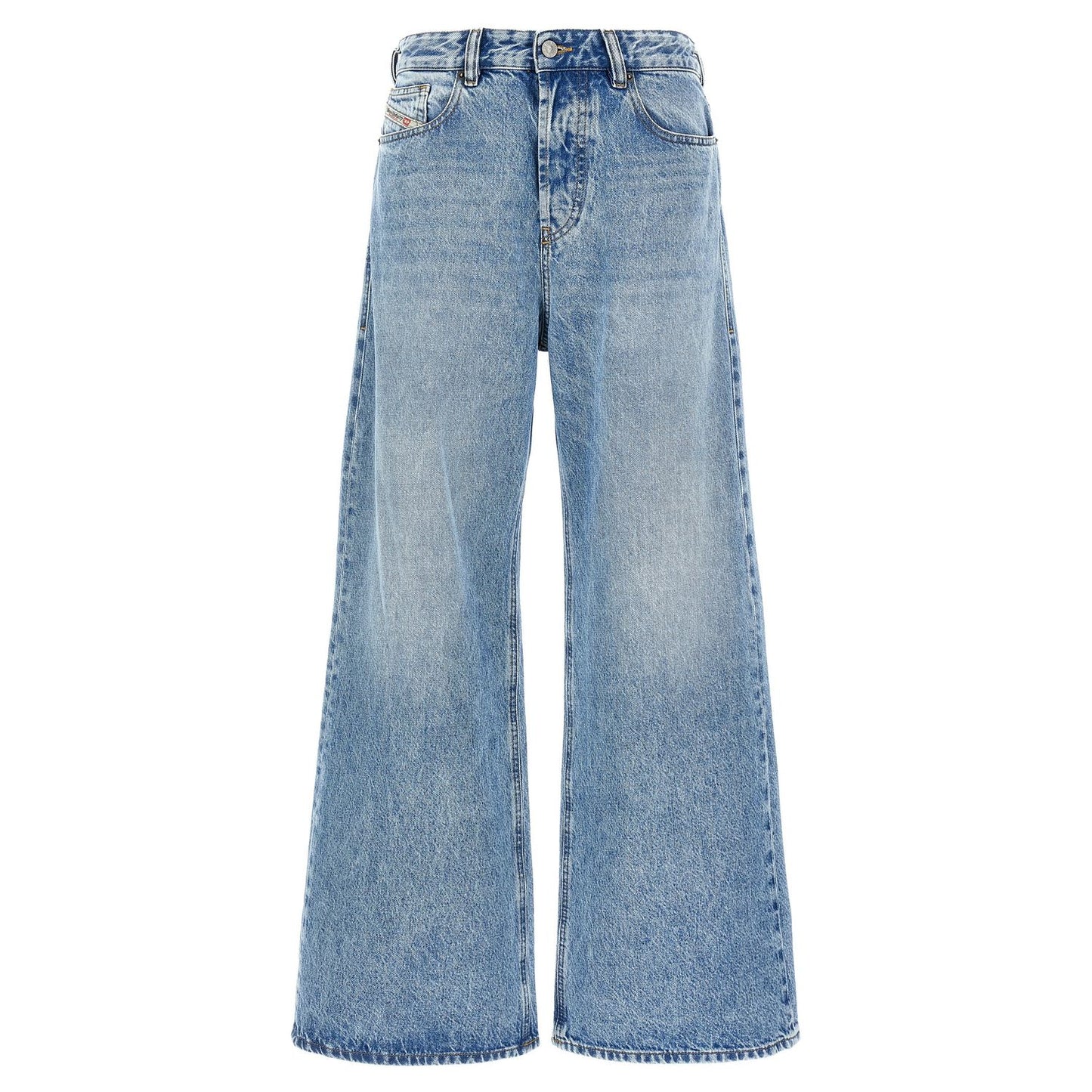 Diesel Blue Cotton Jeans Denim