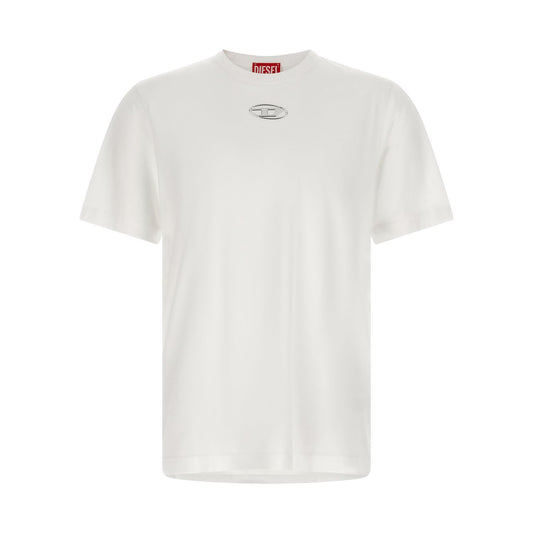 Diesel White Cotton T-Shirt