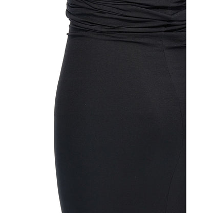 Rick Owens Black Nylon Short Dress