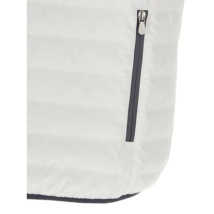 Brunello Cucinelli White Polyamide Sleeveless Jacket