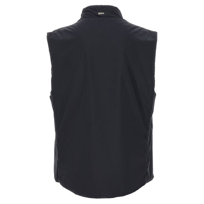 Herno Black Polyamide Sleeveless Jacket