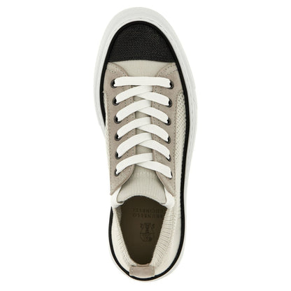 Brunello Cucinelli Multicolor Cotton Low Top Sneakers