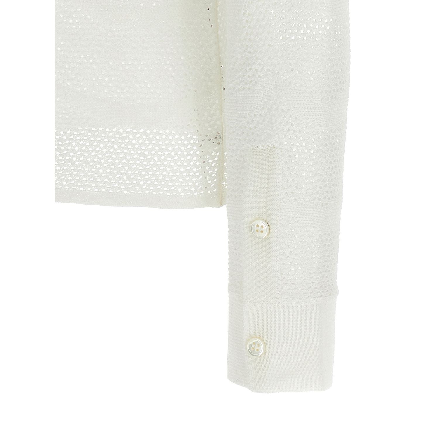 Tom Ford White Cotton Cardigan
