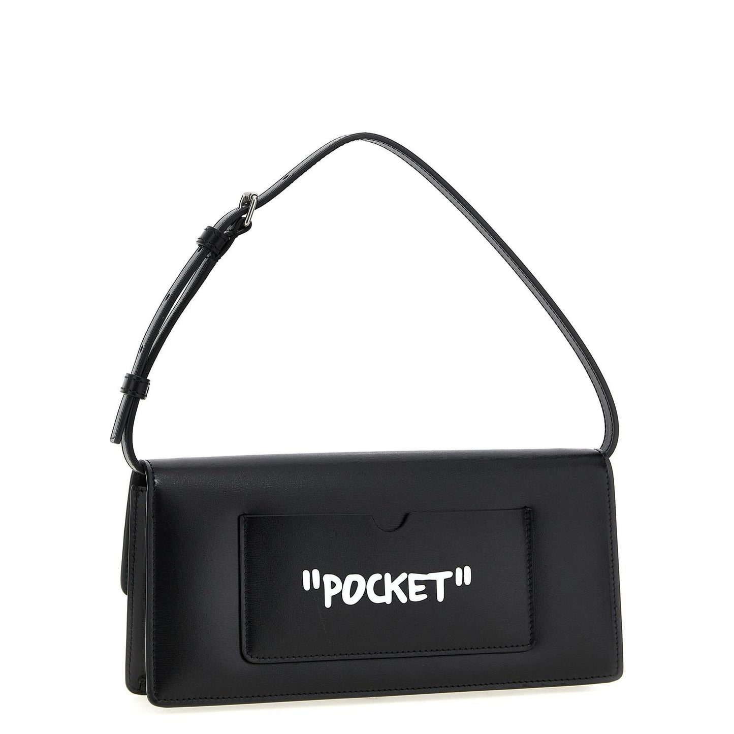 Off-White Bicolor Calfskin Shoulder Bag