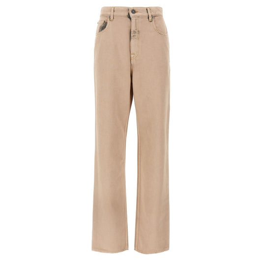 Golden Goose Multicolor Cotton Straight-Leg Jeans