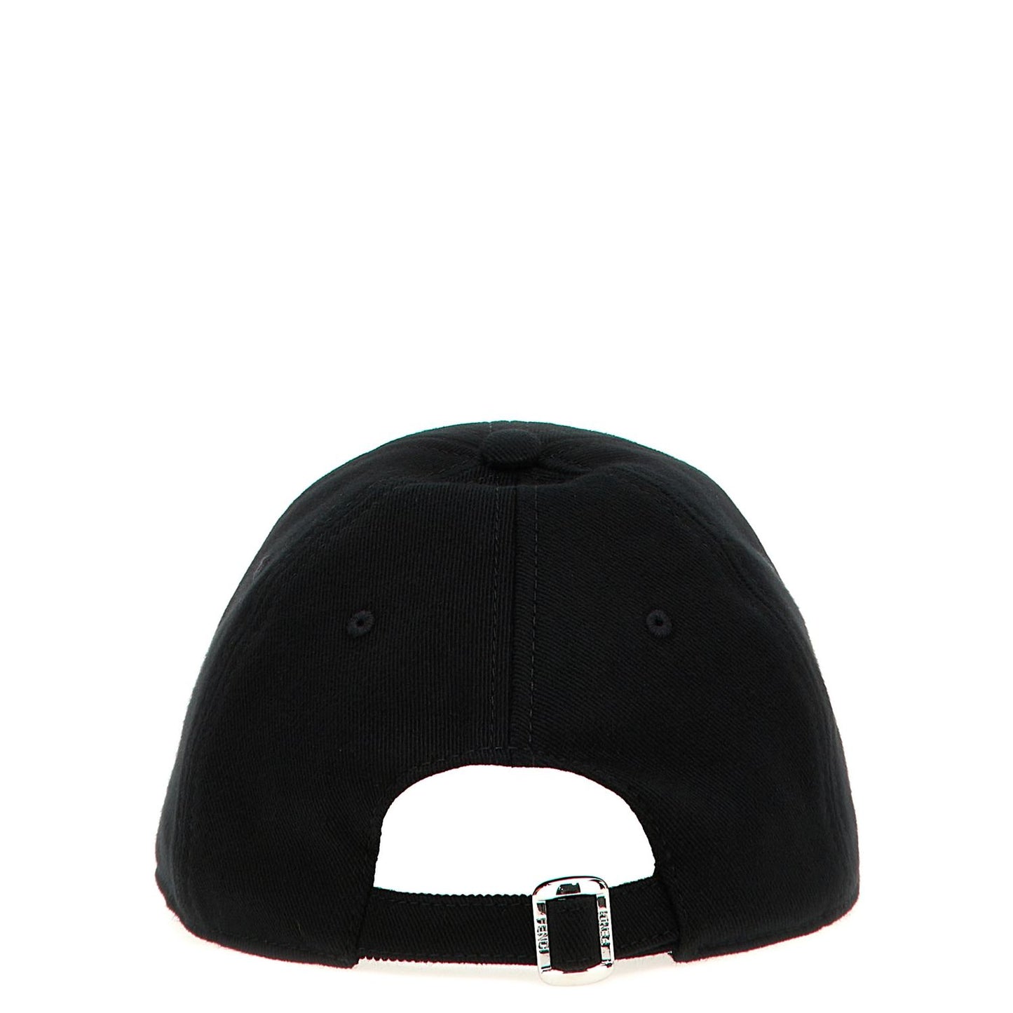 Fendi Black Cotton Cap (Baseball Hat)