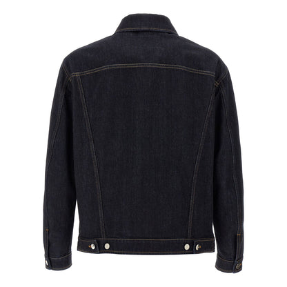 Fendi Blue Cotton Denim Jacket