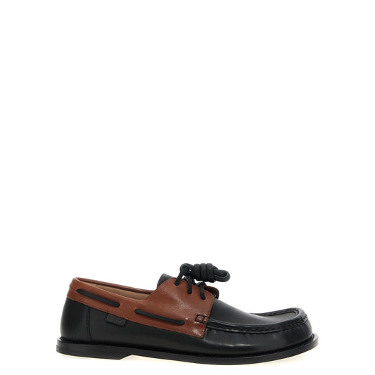 Loewe Multicolor Calfskin Slip-On Loafers