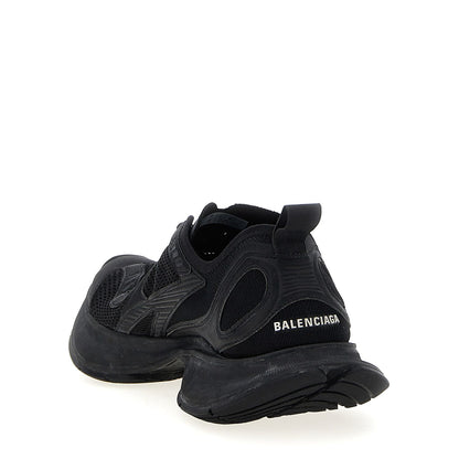 Balenciaga Black Polyester Athletic Sneakers