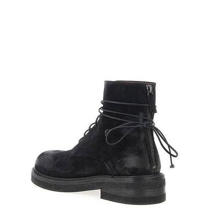 Marsell Black Cotton Chelsea Boots