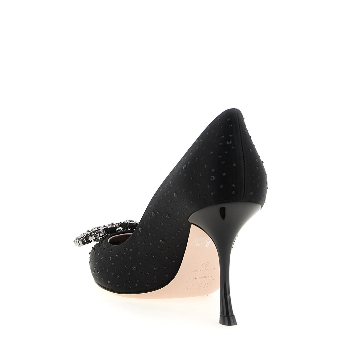 Roger Vivier Black Viscose High Heel Pumps