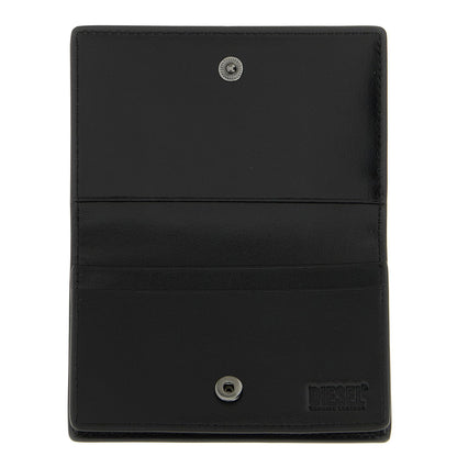 Diesel Black Leather Cardholder