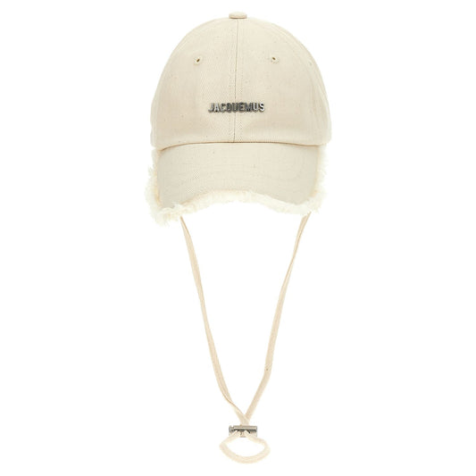 Jacquemus White Cotton Cap (Baseball Hat)