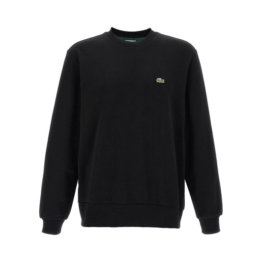 Lacoste Black Cotton Sweatshirt