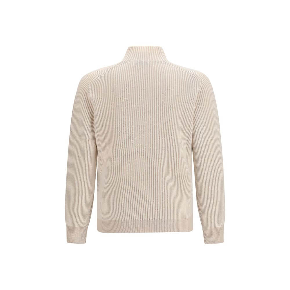 Brunello Cucinelli Beige Cashmere Turtleneck