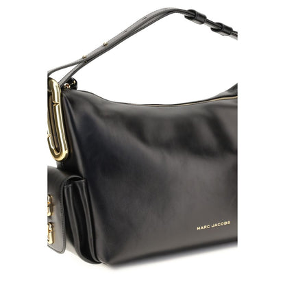 Marc Jacobs Black Calf Leather Bos Taurus Shoulder Bag