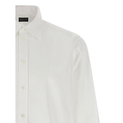 Balenciaga White Cotton Blouse