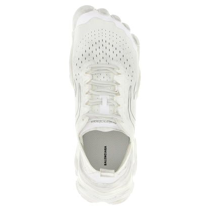 Balenciaga White Polyester Athletic Sneakers