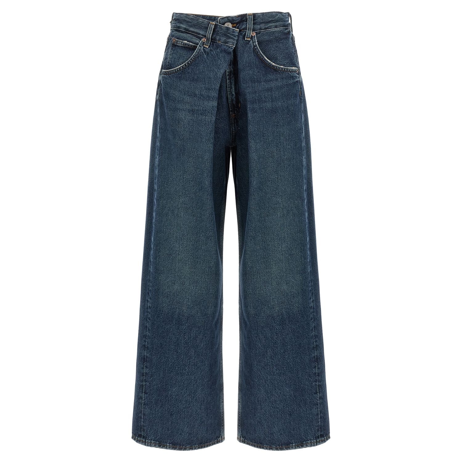 Agolde Blue Cotton Jeans Denim