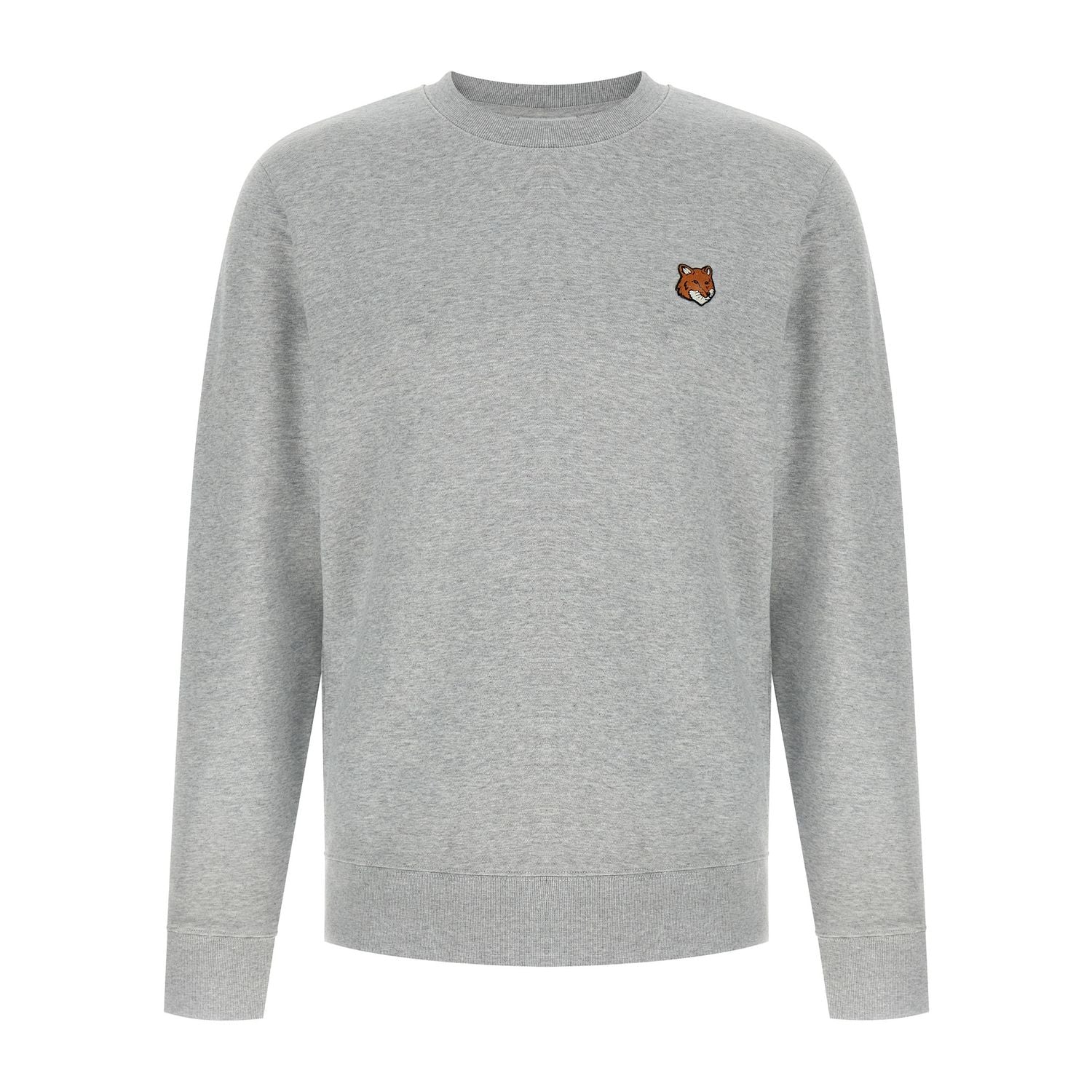 Maison Kitsuné Gray Cotton Sweatshirt