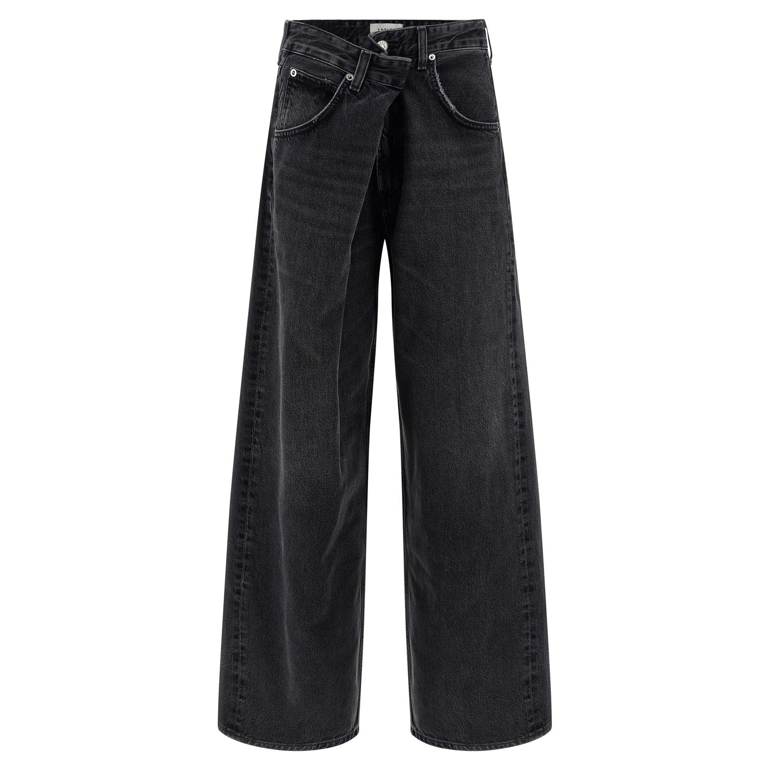 Agolde Black Cotton Jeans Denim