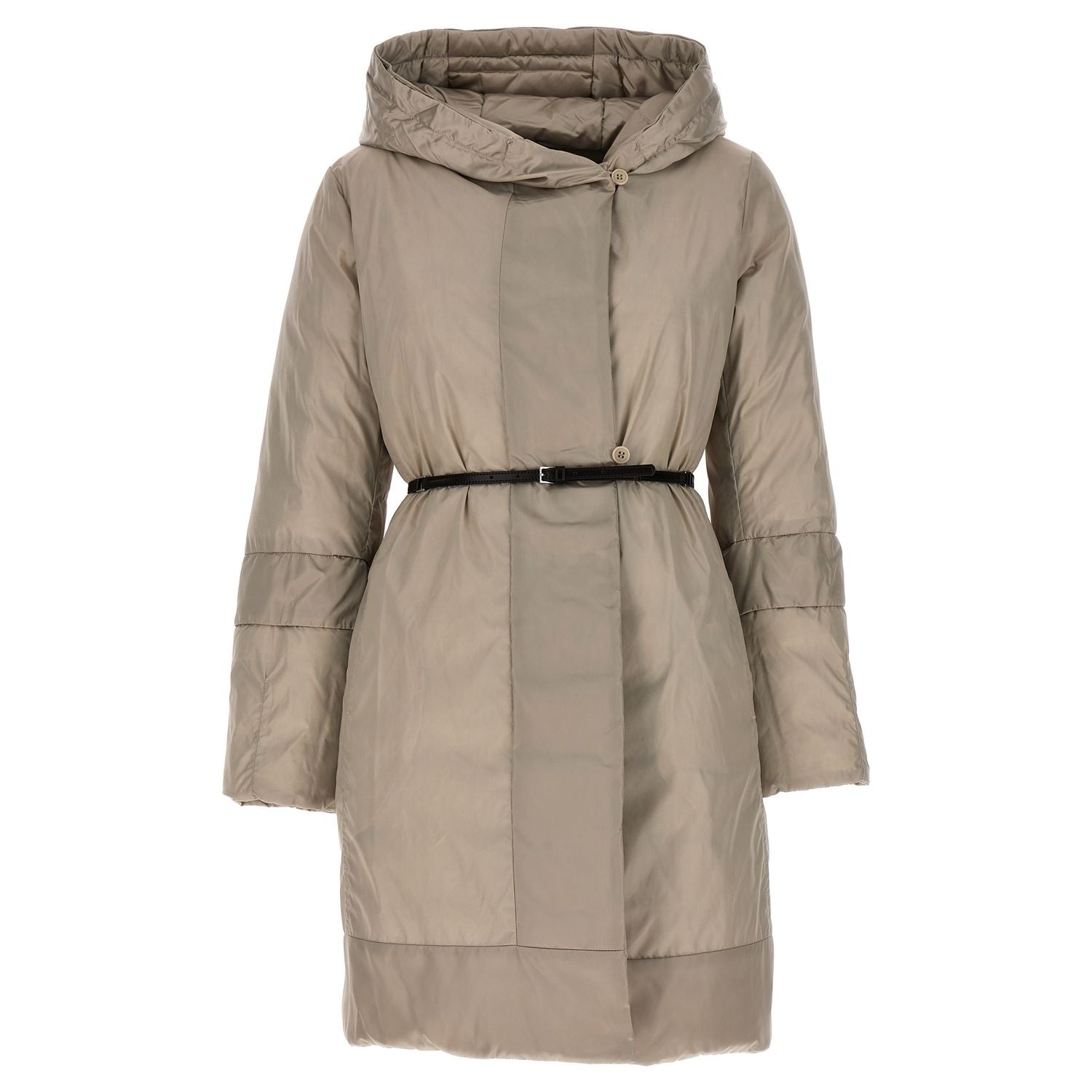 Max Mara Beige Polyamide Full-Length Jacket
