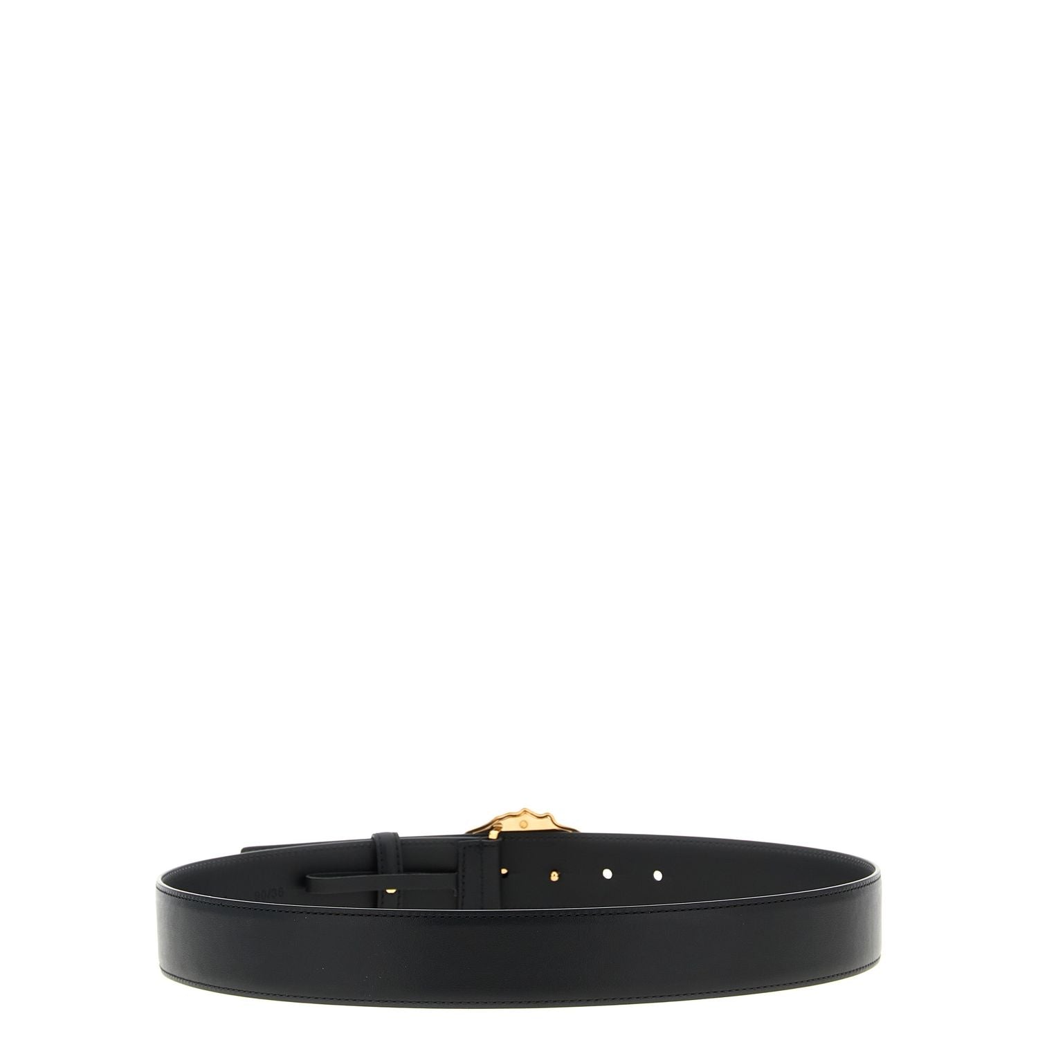 Versace Black Calfskin Regular Belt