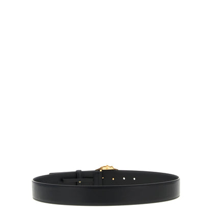 Versace Black Calfskin Regular Belt