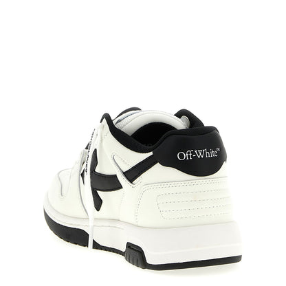 Off-White Bicolor Calfskin Low Top Sneakers