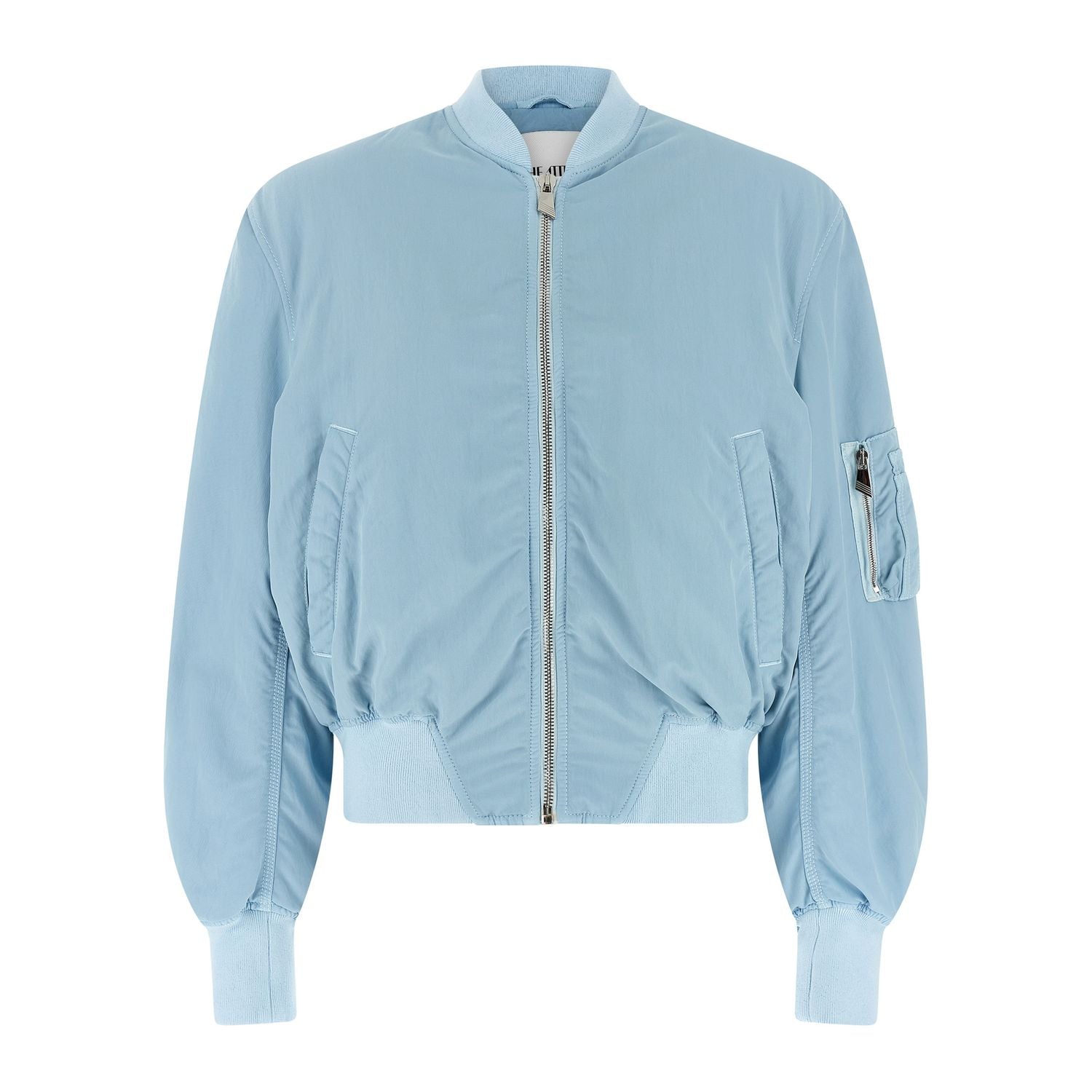 The Attico Blue Polyamide Bomber
