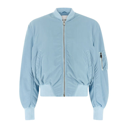 The Attico Blue Polyamide Bomber