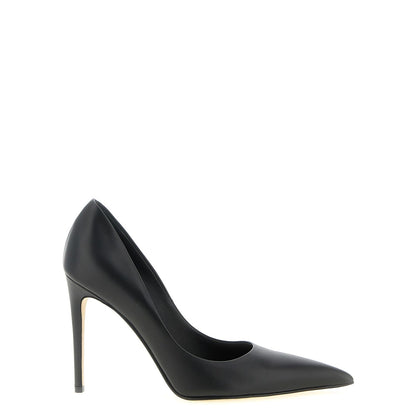 Alexander McQueen Black Calfskin High Heel Pumps