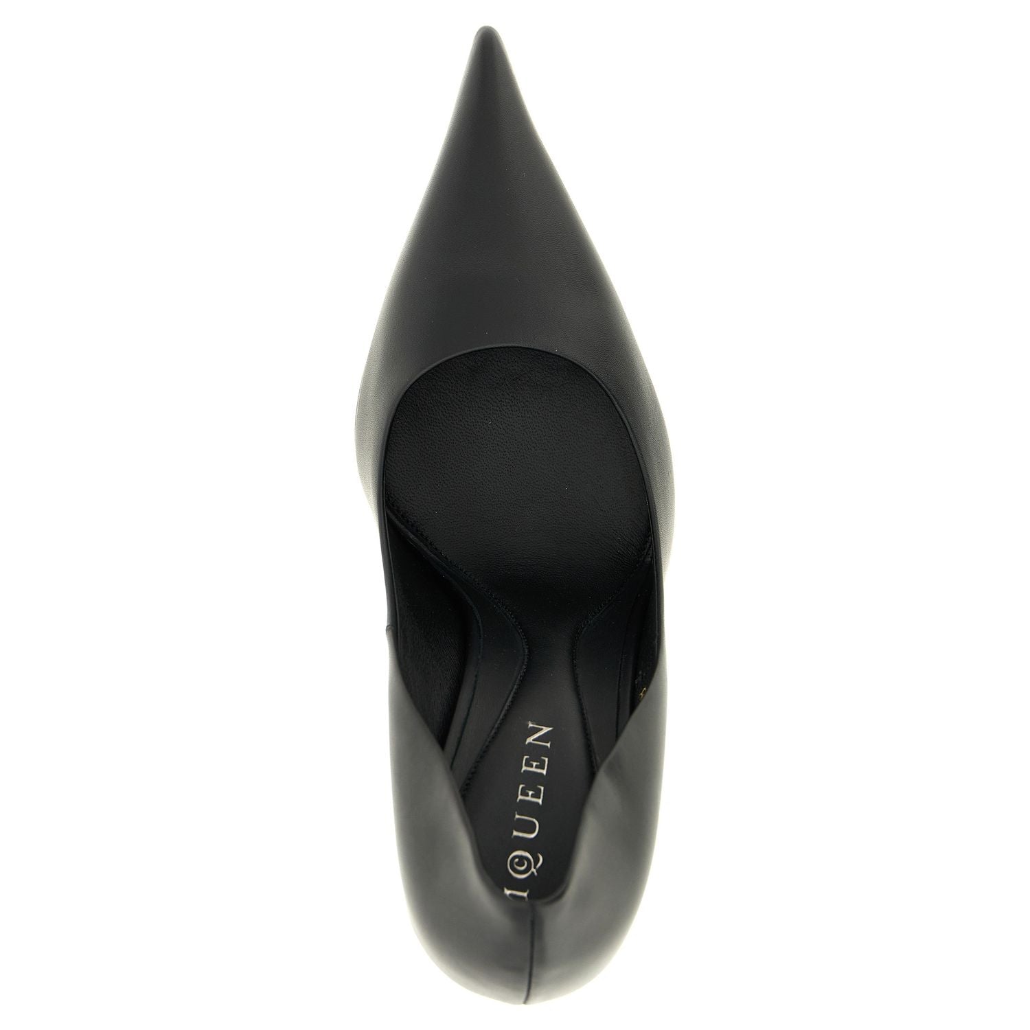 Alexander McQueen Black Calfskin High Heel Pumps