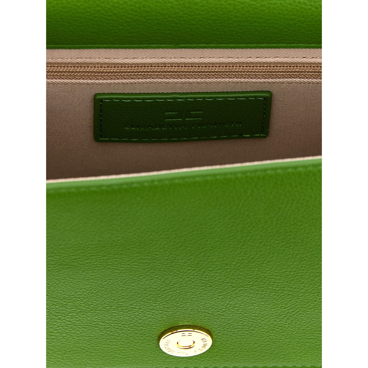 Elisabetta Franchi Bicolor Polyester Crossbody Bag