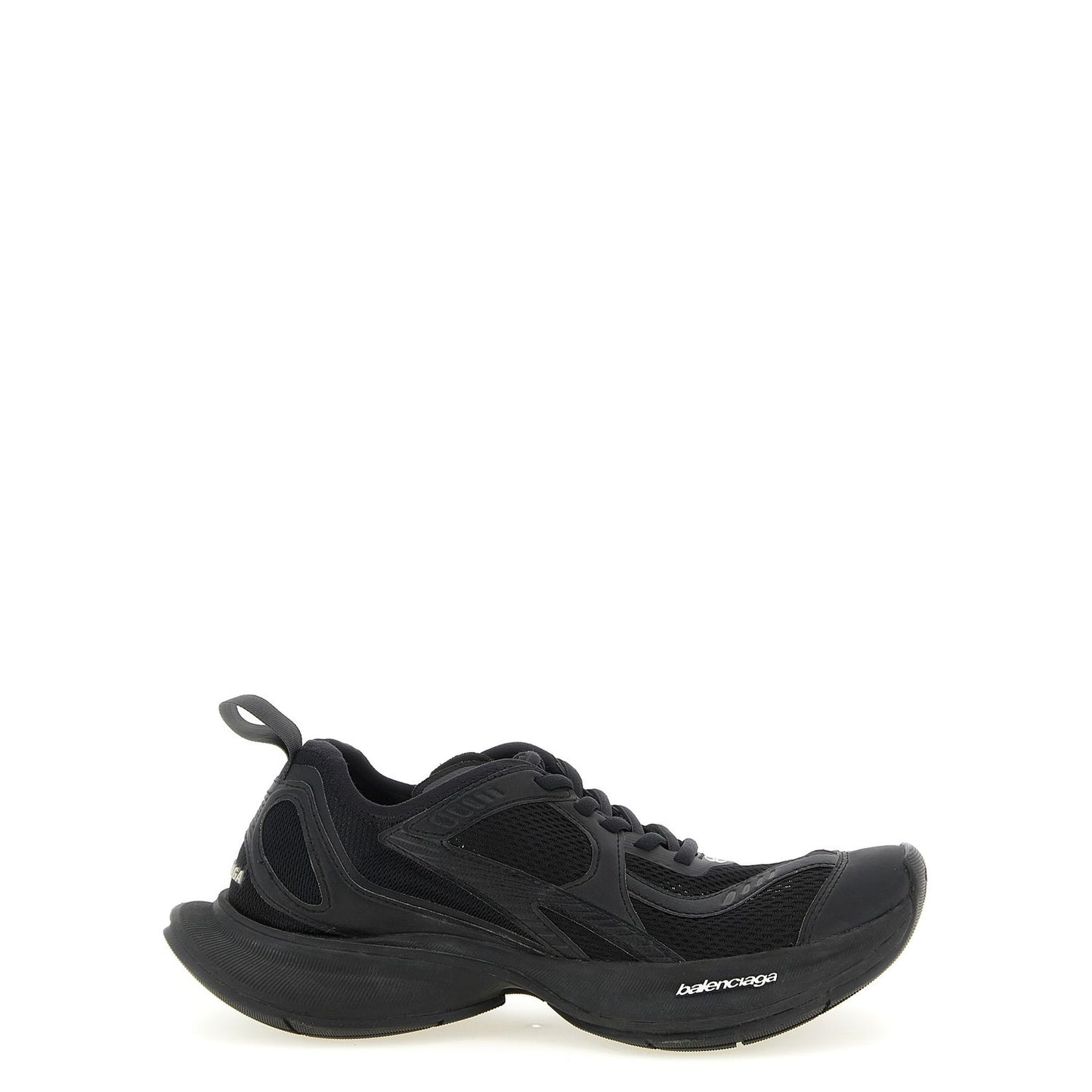 Balenciaga Black Polyester Athletic Sneakers