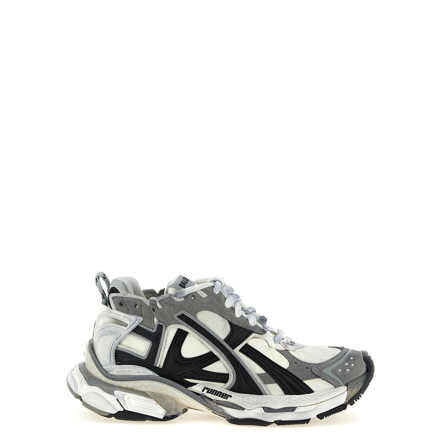 Balenciaga Gray Polyethylene Athletic Sneakers