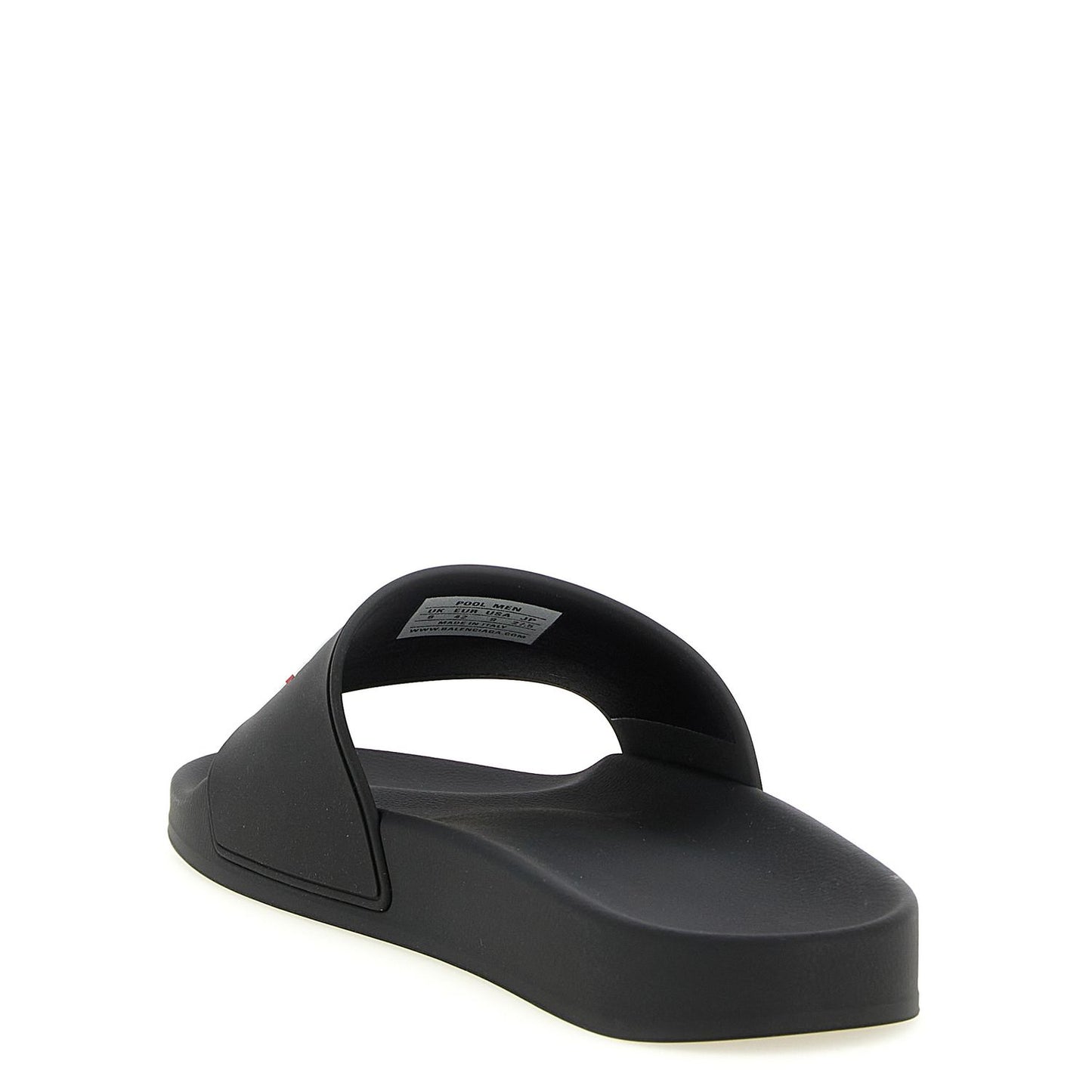 Balenciaga Black Plastic Slides